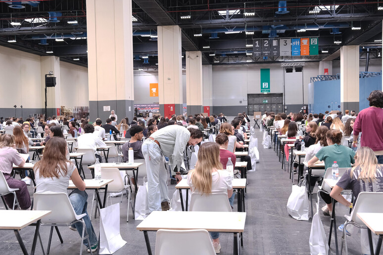 Test di medicina 2024 presso il Lingotto, - RIPRODUZIONE RISERVATA