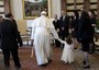 Papa Francesco con la piccola Giorgia, nipote del presidente di Malta