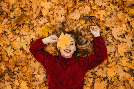 Le foglie d'autunno foto iStock.