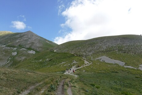 Faglia del Monte Vettore 'patrimonio geologico mondiale'. Foto: Stefano Secondino