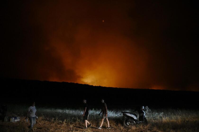 Incendi in Grecia © ANSA/AFP