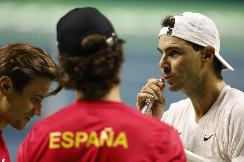 Spanish team prepares for Davis Cup finals