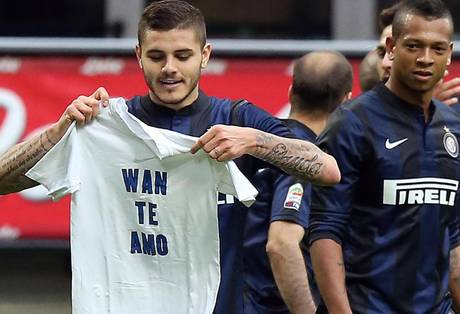 Calcio: Inter-Atalanta;'Wanda te amo', Icardi gol con dedica