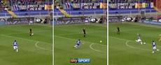 Assist dell'arbitro e la Samp va in gol